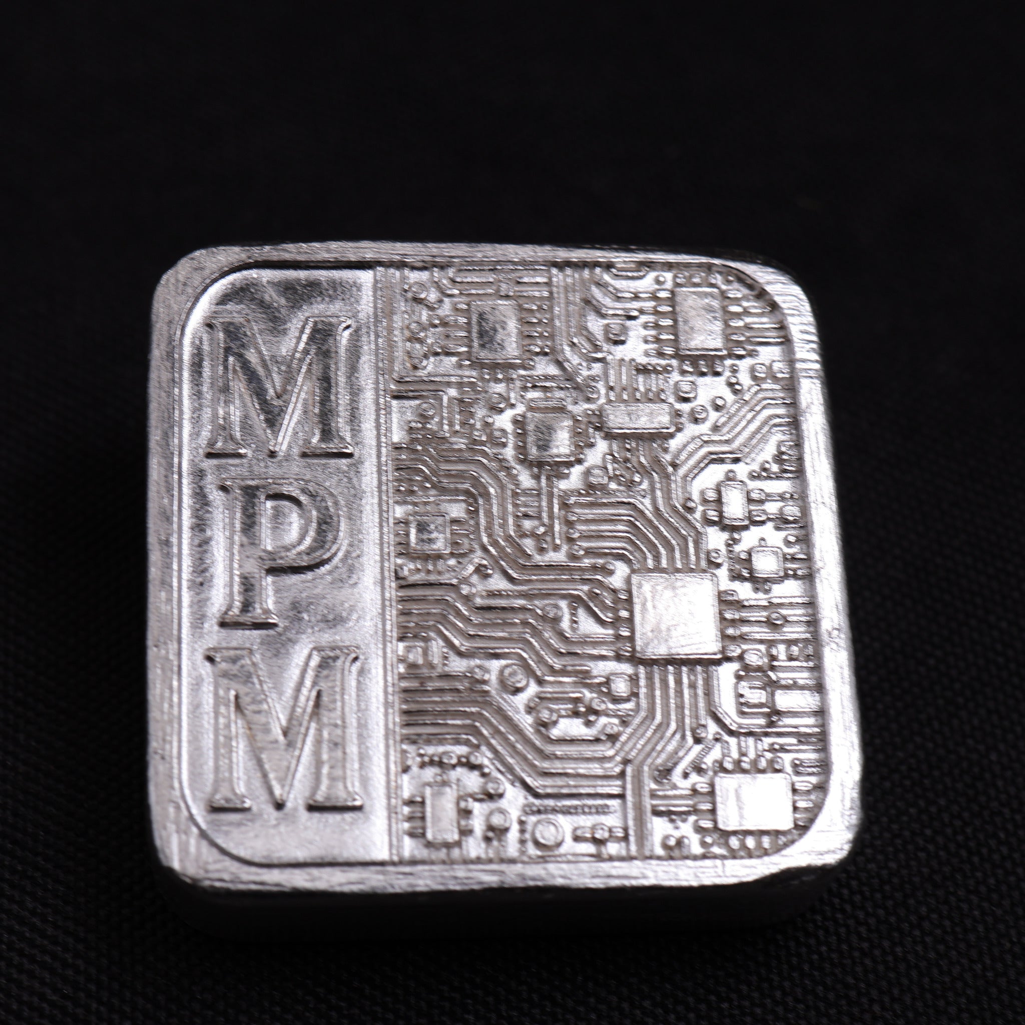 Marett Precious Metals custom-style silver microchip bar