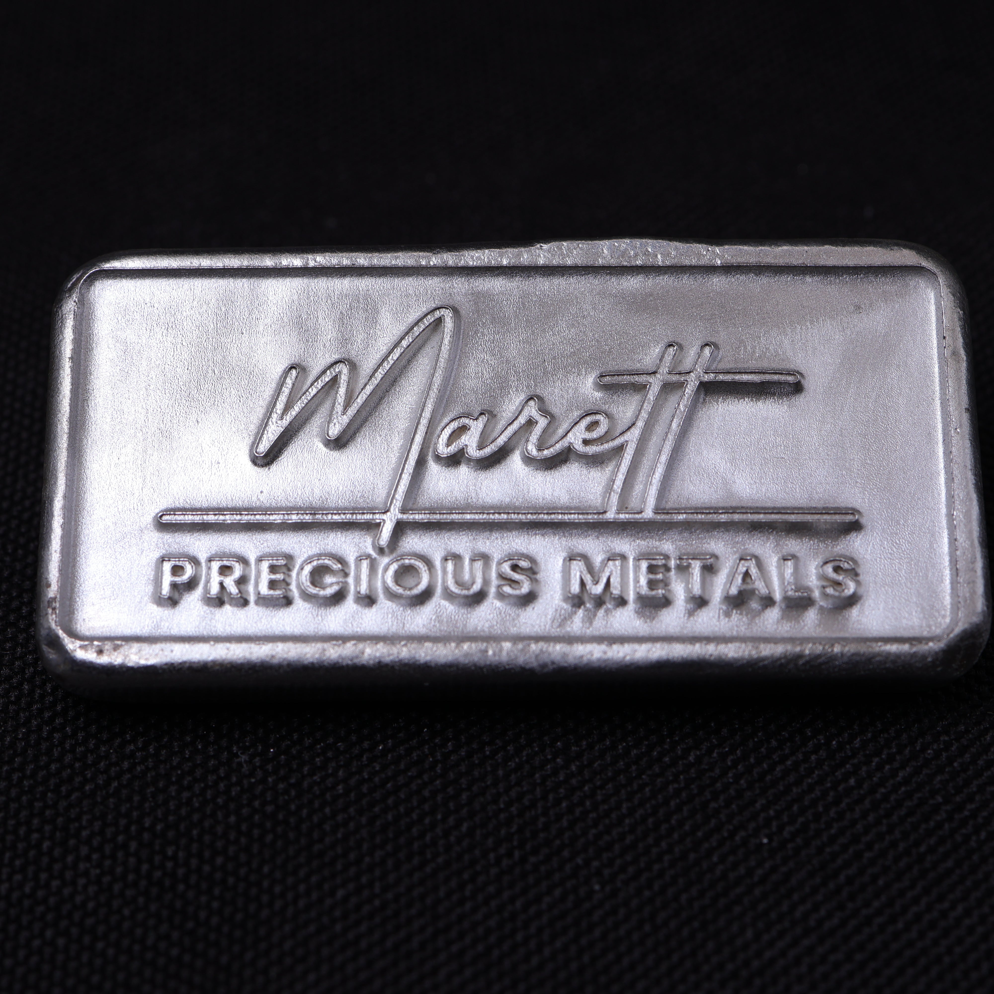 Marett Precious Metals hand-poured silver signature bar