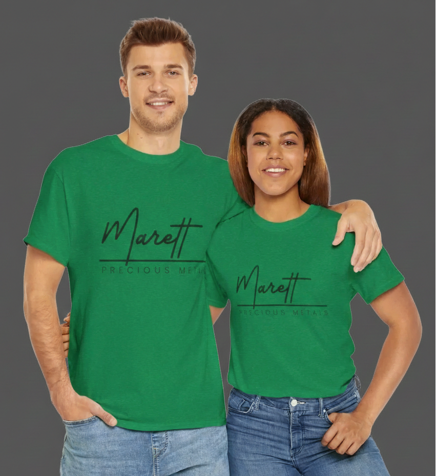 MPM Everyday & Everywhere Unisex Heavy Cotten Tee With Black Logo