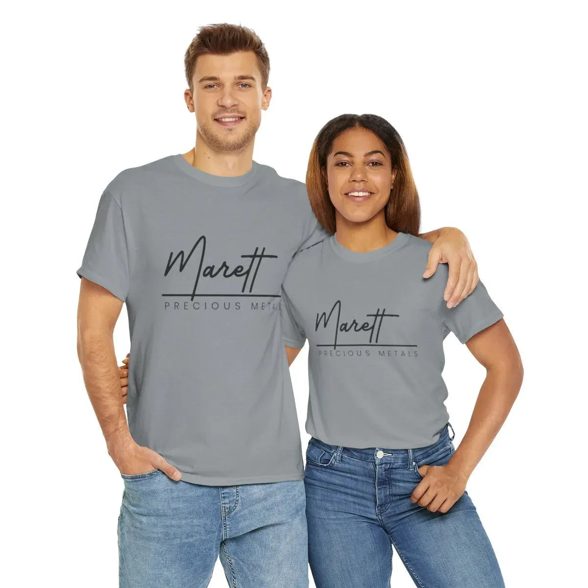 MPM Everyday & Everywhere Unisex Heavy Cotten Tee With Black Logo
