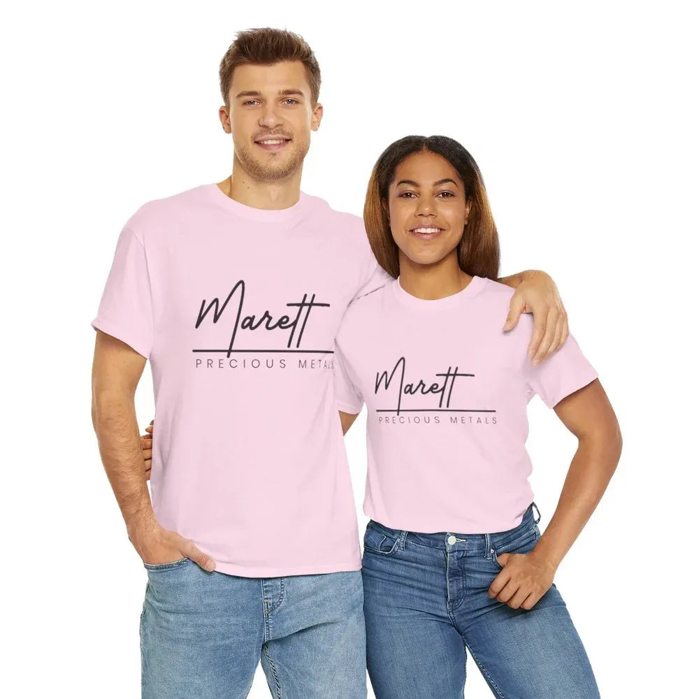 MPM Everyday & Everywhere Unisex Heavy Cotten Tee With Black Logo