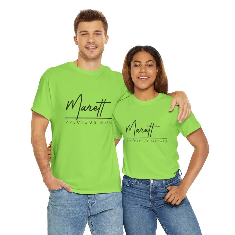 MPM Everyday & Everywhere Unisex Heavy Cotten Tee With Black Logo