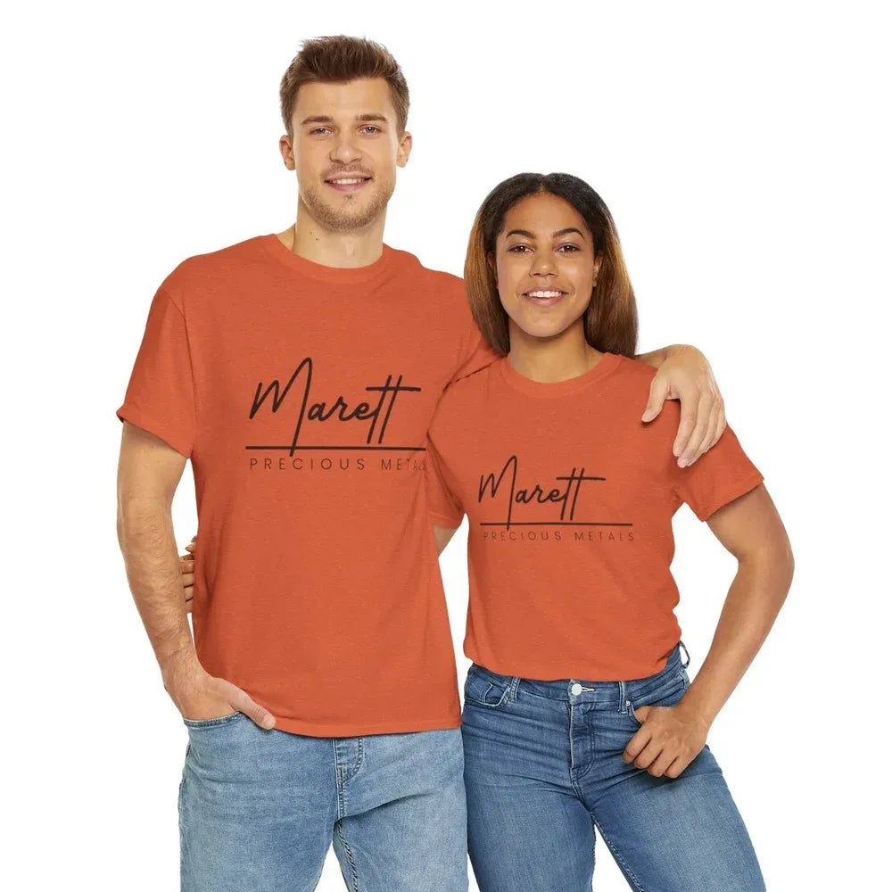 MPM Everyday & Everywhere Unisex Heavy Cotten Tee With Black Logo