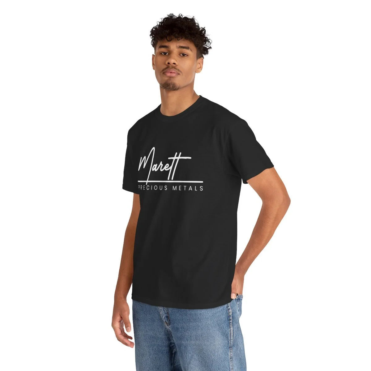 MPM Everyday & Everywhere Unisex Heavy Cotten Tee With White Logo